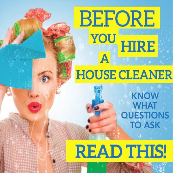 Home owner cleaning home